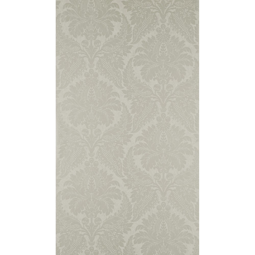 Malmaison Damask Wallpaper 311994 by Zoffany in Chalk Grey